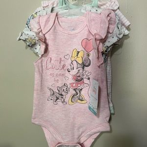 Minnie Mouse 3 pack Onsie